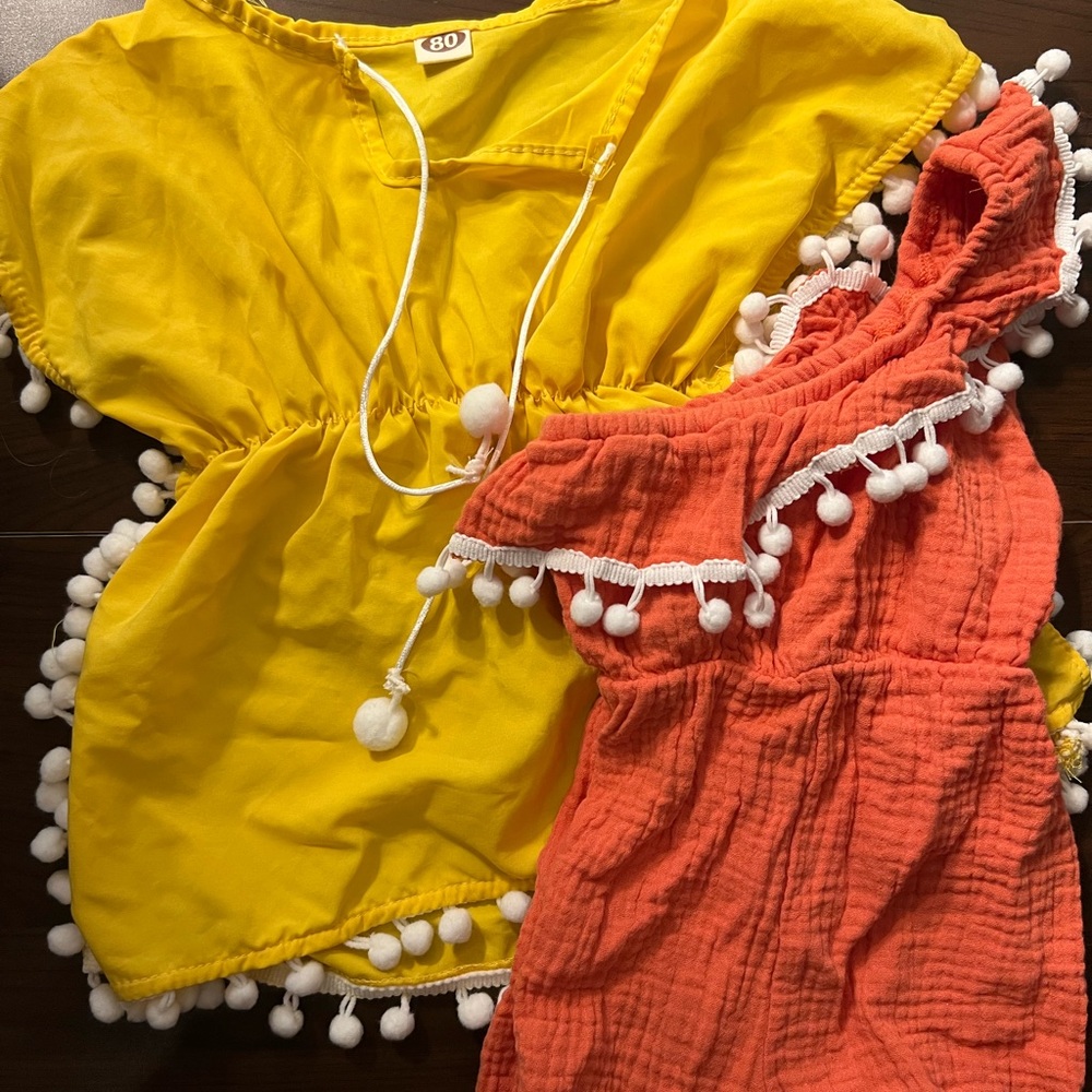 Bathing suit cover up set of 2